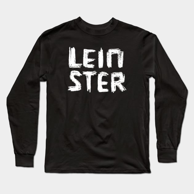 Leinster, Ireland Long Sleeve T-Shirt by badlydrawnbabe